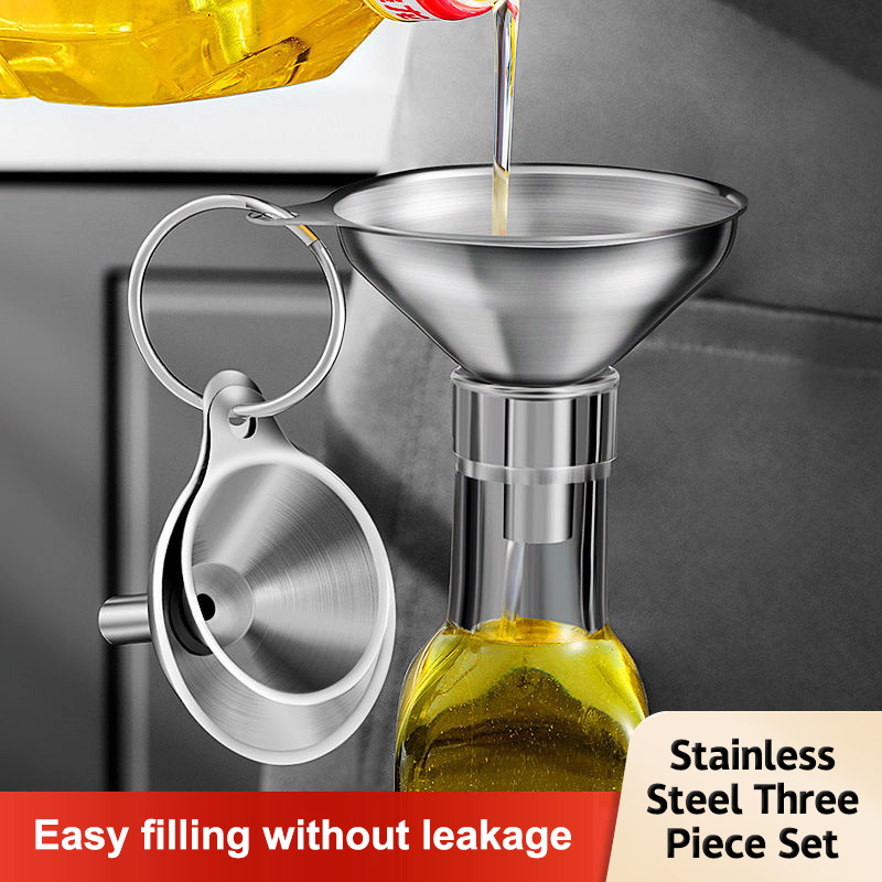 Home Cooking Set - مجموعة أقماع مطبخ من الفولاذ المقاوم
