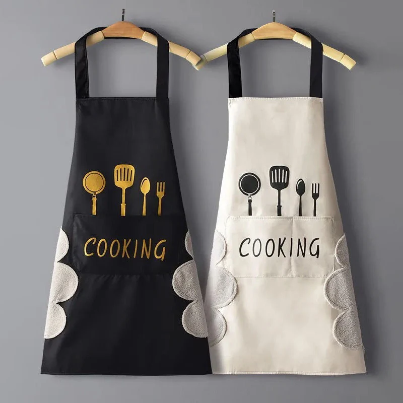 Home Cooking Work - مريلة مقاومة للماء والزيت يمكن استخدامها