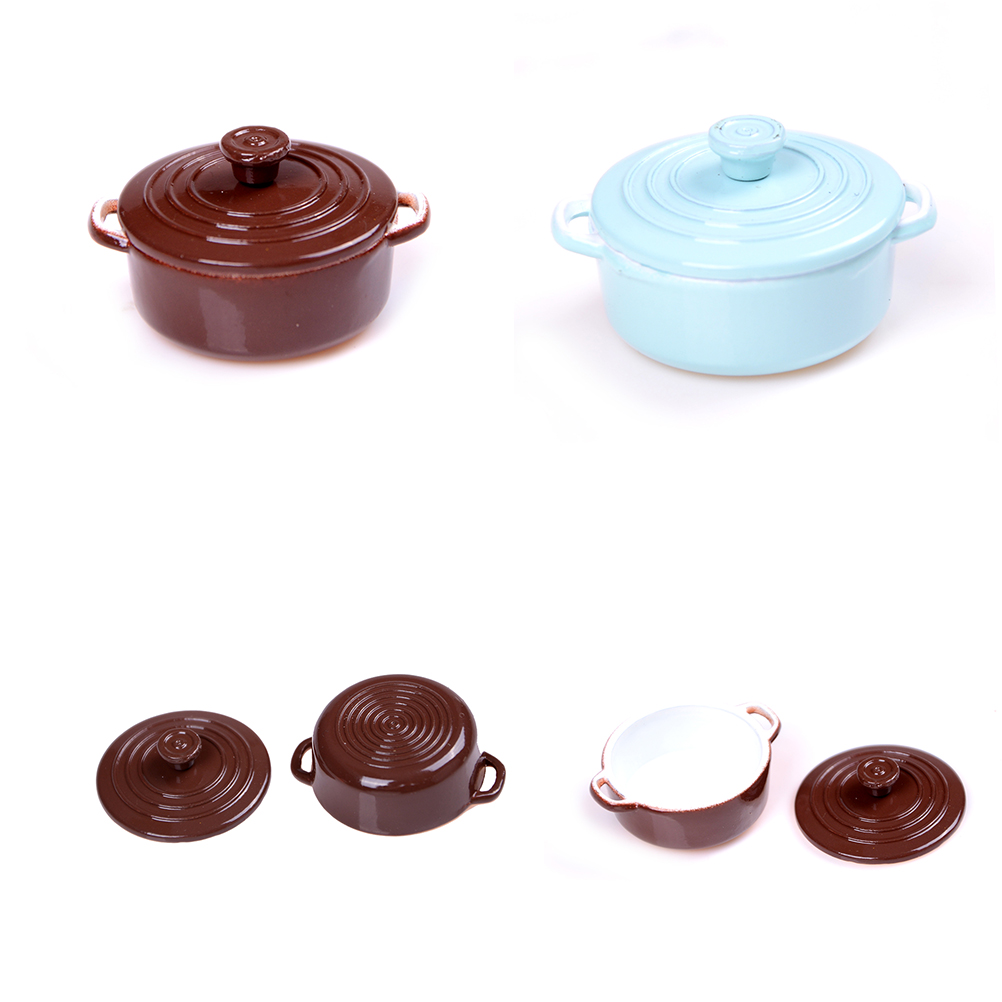 Home Cooking Set - 1:12 مقياس دمية مصغرة أدوات مطبخ