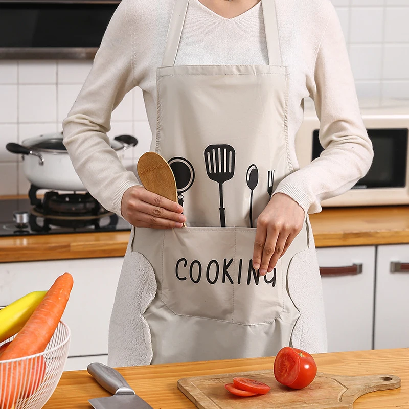 مريلة مقاومة للماء والزيت يمكن - مراجعة Home Cooking Work وسعره